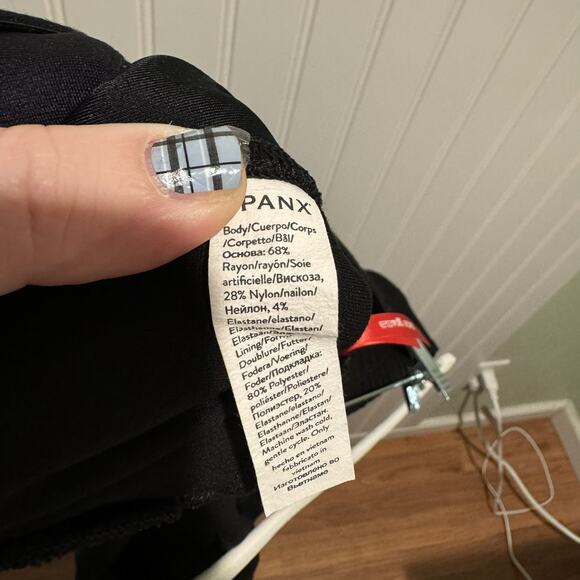 Spanx Black Perfect Pants Ankle Joggers Size Large - Picture 8 of 8